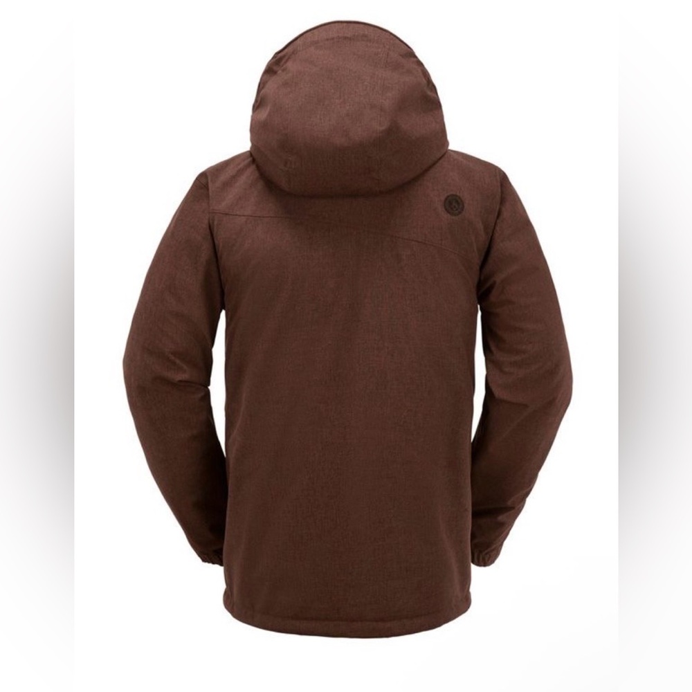 Men’s Volcom Mails Ins Jacket Near to New Condition no Flaws Brown Size Medium - Picture 2 of 14